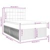 vidaXL &Kappa;&rho;&epsilon;&beta;ά&tau;&iota; Boxspring &mu;&epsilon; &Sigma;&tau;&rho;ώ&mu;&alpha; &Alpha;&nu;&omicron;&iota;&chi;&tau;ό &Gamma;&kappa;&rho;&iota; 140x200 &epsilon;&kappa;. &Upsilon;&phi;&alpha;&sigma;&mu;ά&tau;&iota;&nu;&omicron;