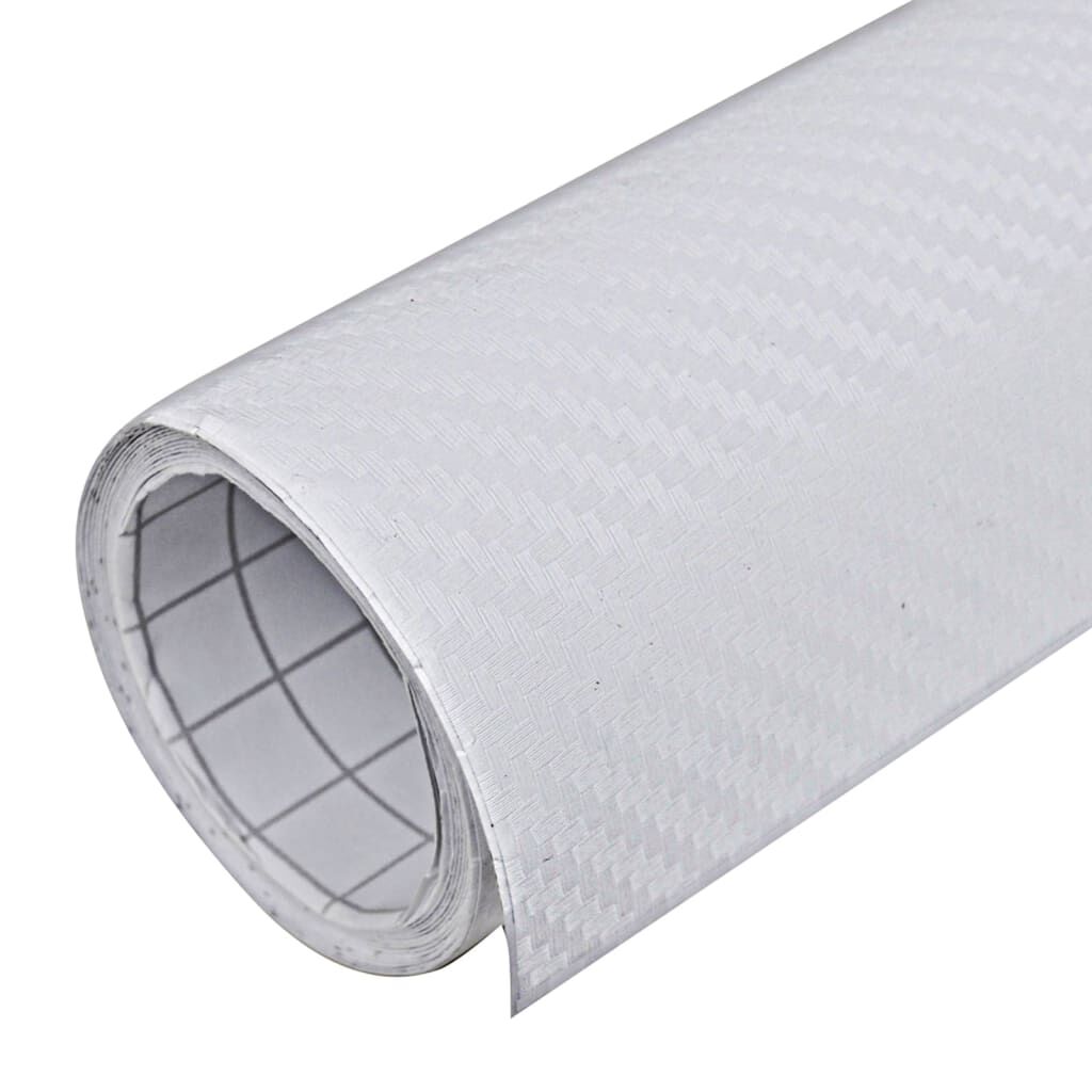 vidaXL Μεμβράνες Αυτοκινήτου 3D 2 τεμ. Λευκές 100 x 150 εκ.