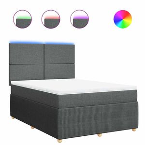 vidaXL &Kappa;&rho;&epsilon;&beta;ά&tau;&iota; Boxspring &mu;&epsilon; &Sigma;&tau;&rho;ώ&mu;&alpha; &Sigma;&kappa;&omicron;ύ&rho;&omicron; &Gamma;&kappa;&rho;&iota; 160x200 &epsilon;&kappa; &Upsilon;&phi;&alpha;&sigma;&mu;ά&tau;&iota;&nu;&omicron;