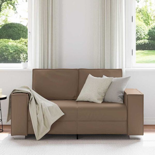 vidaXL Πολυθρόνα-καναπές Καπουτσίνο 160 x 78 x 84 εκ. Δερματίνη