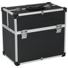 vidaXL Εργαλειοθήκη Μαύρη 38 x 22,5 x 34 εκ. από Αλουμίνιο