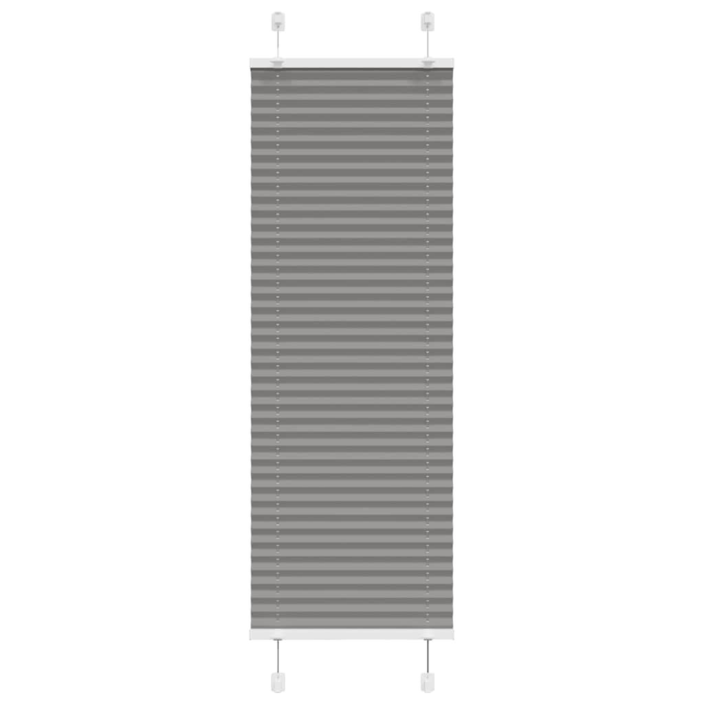 vidaXL Πλισέ περσίδα Ανθρακί 50x150 cm Πλάτος υφάσματος 49,4 cm