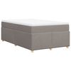 vidaXL &Kappa;&rho;&epsilon;&beta;ά&tau;&iota; Boxspring &mu;&epsilon; &Sigma;&tau;&rho;ώ&mu;&alpha; Taupe 120x190 &epsilon;&kappa;. &Upsilon;&phi;&alpha;&sigma;&mu;ά&tau;&iota;&nu;&omicron;