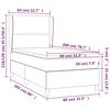 vidaXL &Kappa;&rho;&epsilon;&beta;ά&tau;&iota; Boxspring &mu;&epsilon; &Sigma;&tau;&rho;ώ&mu;&alpha; &Alpha;&nu;&omicron;&iota;&chi;&tau;ό &Gamma;&kappa;&rho;&iota; 80x200 &epsilon;&kappa;. &Beta;&epsilon;&lambda;&omicron;ύ&delta;&iota;&nu;&omicron;