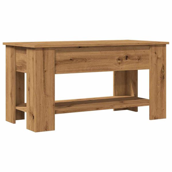 vidaXL &Tau;&rho;&alpha;&pi;&epsilon;&zeta;ά&kappa;&iota; &sigma;&alpha;&lambda;&omicron;&nu;&iota;&omicron;ύ Artisan Oak 101x49x52 cm &Kappa;&alpha;&tau;&alpha;&sigma;&kappa;&epsilon;&upsilon;&alpha;&sigma;&mu;έ&nu;&omicron; &xi;ύ&lambda;&omicron;
