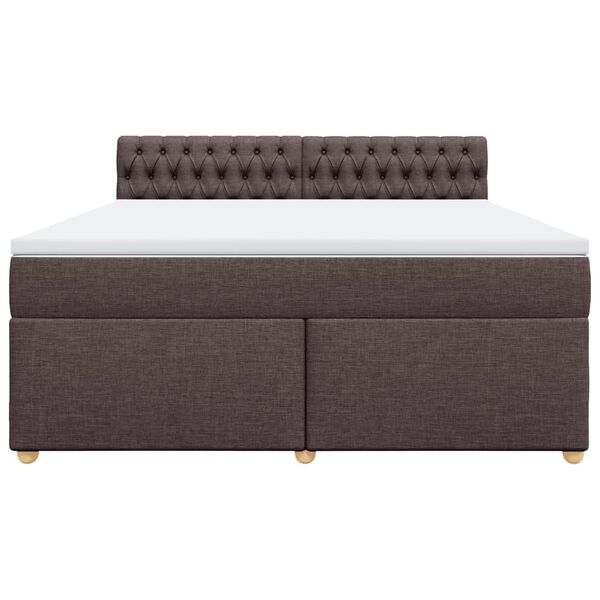 vidaXL &Kappa;&rho;&epsilon;&beta;ά&tau;&iota; Boxspring &mu;&epsilon; &Sigma;&tau;&rho;ώ&mu;&alpha; &Sigma;&kappa;&omicron;ύ&rho;&omicron; &Kappa;&alpha;&phi;έ 180x200 &epsilon;&kappa; &Upsilon;&phi;&alpha;&sigma;&mu;ά&tau;&iota;&nu;&omicron;