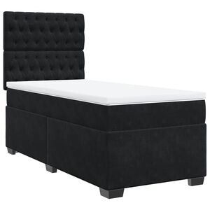 vidaXL &Kappa;&rho;&epsilon;&beta;ά&tau;&iota; Boxspring &mu;&epsilon; &Sigma;&tau;&rho;ώ&mu;&alpha; &Mu;&alpha;ύ&rho;&omicron; 80 x 200 &epsilon;&kappa;. &Beta;&epsilon;&lambda;&omicron;ύ&delta;&iota;&nu;&omicron;