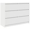 vidaXL Sideboard &Lambda;&epsilon;&upsilon;&kappa;ό 100x35x76 cm &Kappa;&alpha;&tau;&alpha;&sigma;&kappa;&epsilon;&upsilon;&alpha;&sigma;&mu;έ&nu;&omicron; &xi;ύ&lambda;&omicron;