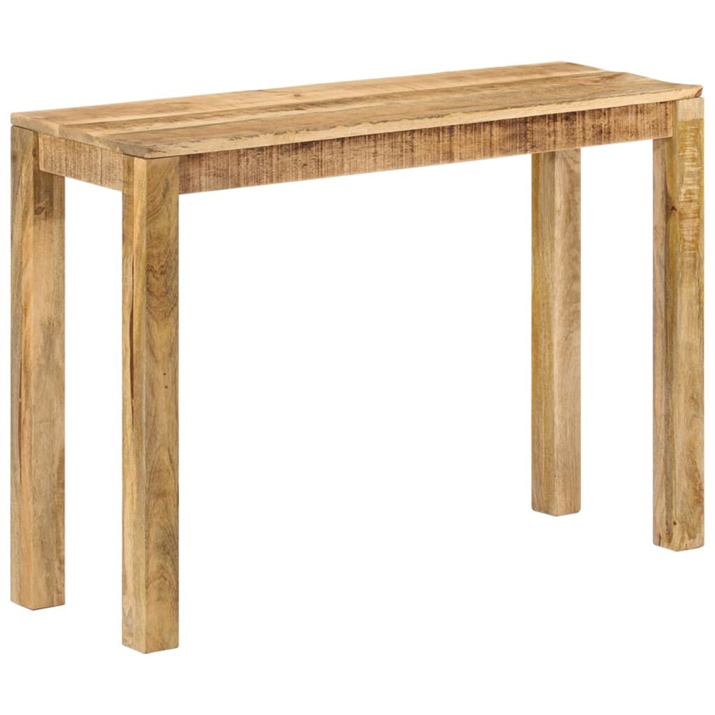 vidaXL Κονσόλα Τραπέζι 110 x 35 x 76 εκ. από Ακατέργαστο Ξύλο Μάνγκο