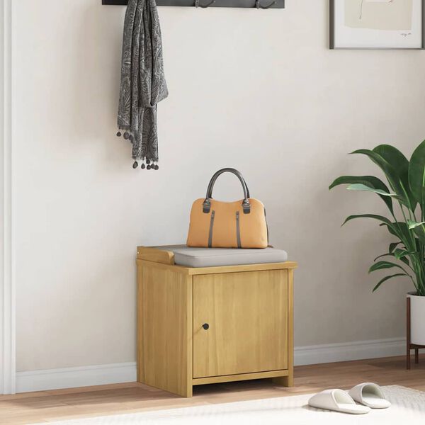 vidaXL Πάγκος διαδρόμου "SANDNES" 45x40x50 εκ.Πεύκο μασίφ ξύλο