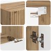 vidaXL &Sigma;&epsilon;&tau; &tau;&omicron;ί&chi;&omicron;&upsilon; &gamma;&iota;&alpha; &tau;&eta;&lambda;&epsilon;ό&rho;&alpha;&sigma;&eta; 4 pcs Artisan Oak &Epsilon;&pi;&epsilon;&xi;&epsilon;&rho;&gamma;&alpha;&sigma;&mu;έ&nu;&omicron; &xi;ύ&lambda;&omicron;