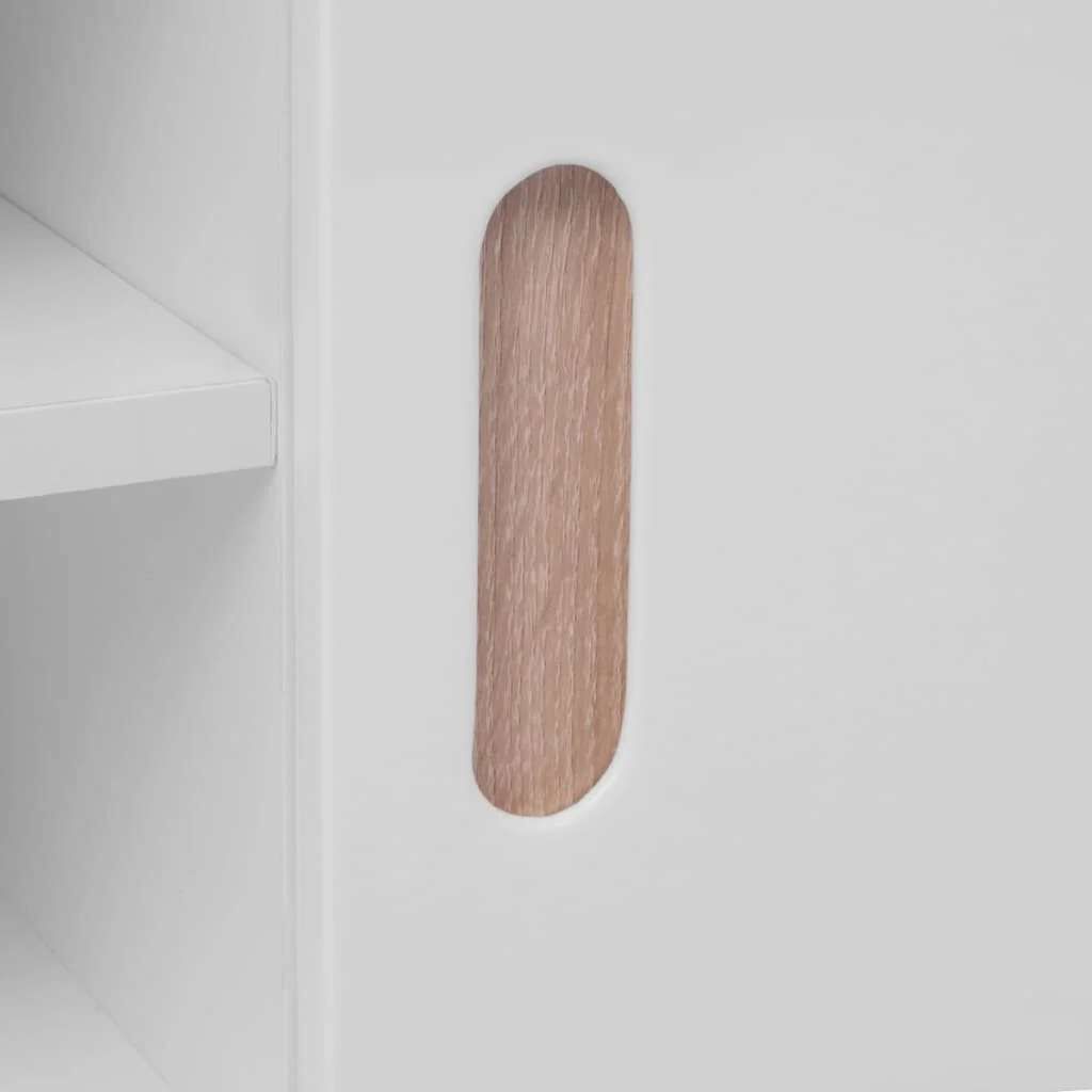 vidaXL Έπιπλο Τηλεόρασης Γυαλιστερό Λευκό 150 x 35 x 48,5 εκ. από MDF