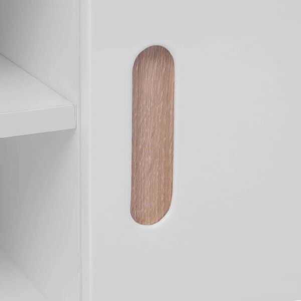 vidaXL Έπιπλο Τηλεόρασης Γυαλιστερό Λευκό 150 x 35 x 48,5 εκ. από MDF