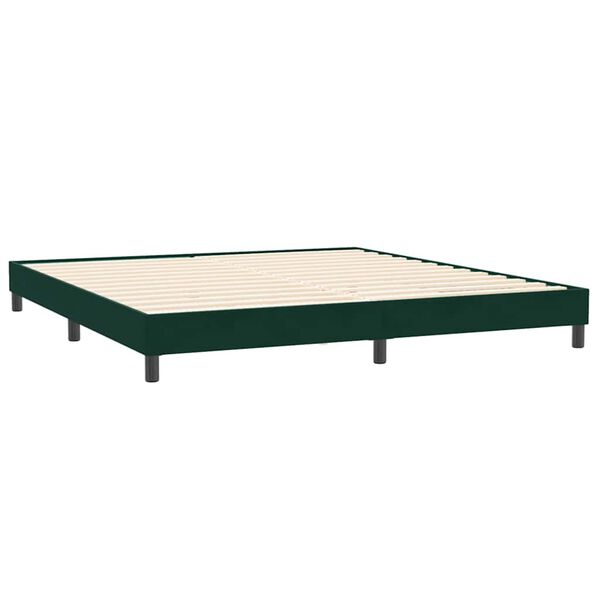 vidaXL &Kappa;&rho;&epsilon;&beta;ά&tau;&iota; Boxspring &mu;&epsilon; &Sigma;&tau;&rho;ώ&mu;&alpha; &Sigma;&kappa;&omicron;ύ&rho;&omicron; &Pi;&rho;ά&sigma;&iota;&nu;&omicron; 200x210&epsilon;&kappa;. &Beta;&epsilon;&lambda;&omicron;ύ&delta;&iota;&nu;&omicron;