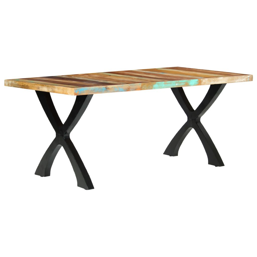 vidaXL Τραπεζαρία 180 x 90 x 76 εκ. από Μασίφ Ανακυκλωμένο Ξύλο