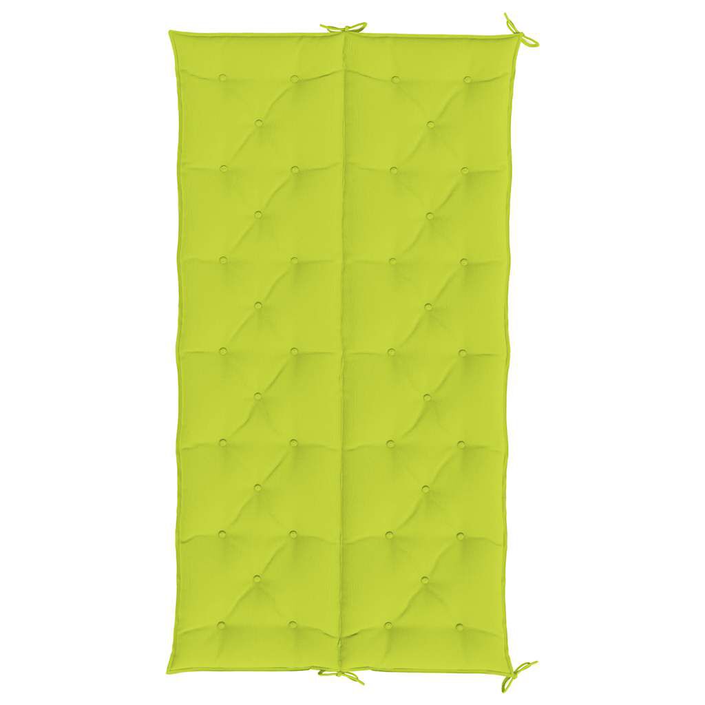 vidaXL Μαξιλάρι Πάγκου Κήπου Αν. Πράσινο 200x(50+50)x7εκ Ύφασμα Oxford