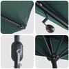 vidaXL Ομπρέλα Κήπου Πράσινο 294 x 150 x 223 εκ ύφασμα