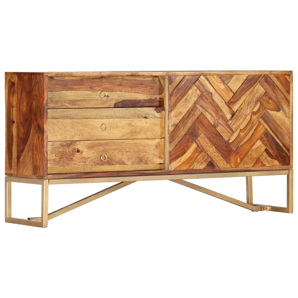 vidaXL Μπουφές 118 x 30 x 60 εκ. από Μασίφ Ξύλο Sheesham