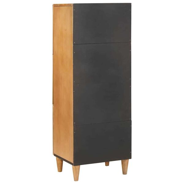 vidaXL Highboard Ανοιχτό καφέ 40 x 33 x 110 εκ Μασίφ ξύλο μάνγκο