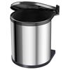Hailo Κάδος Απορριμ. Ντουλαπιού Compact-Box Μ/15 L Αν. Ατσάλι 3555-101