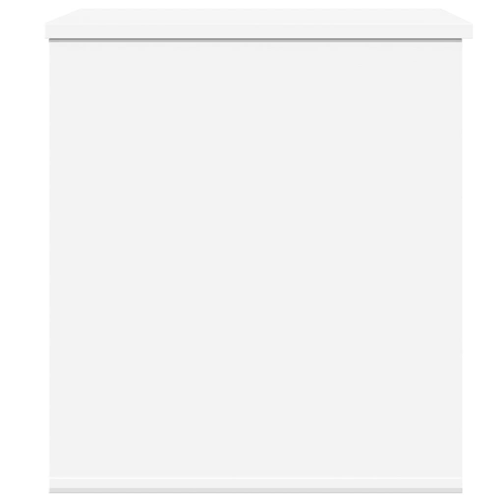 vidaXL Κουτί Αποθήκευσης Λευκό 60x42x46 εκ. Επεξεργασμένο Ξύλο