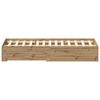 vidaXL Σκελετός Κρεβατιού Artisan Oak 180 x 200 cm Επεξεργασμένο ξύλο