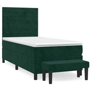 vidaXL &Kappa;&rho;&epsilon;&beta;ά&tau;&iota; Boxspring &mu;&epsilon; &Sigma;&tau;&rho;ώ&mu;&alpha; &Sigma;&kappa;&omicron;ύ&rho;&omicron; &Pi;&rho;ά&sigma;&iota;&nu;&omicron; 80x200 &epsilon;&kappa;. &Beta;&epsilon;&lambda;&omicron;ύ&delta;&iota;&nu;&omicron;