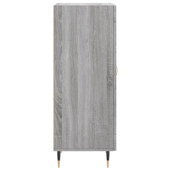 vidaXL Ντουλάπι Γκρι Sonoma 34,5x34x90 εκ. από Επεξεργασμένο Ξύλο