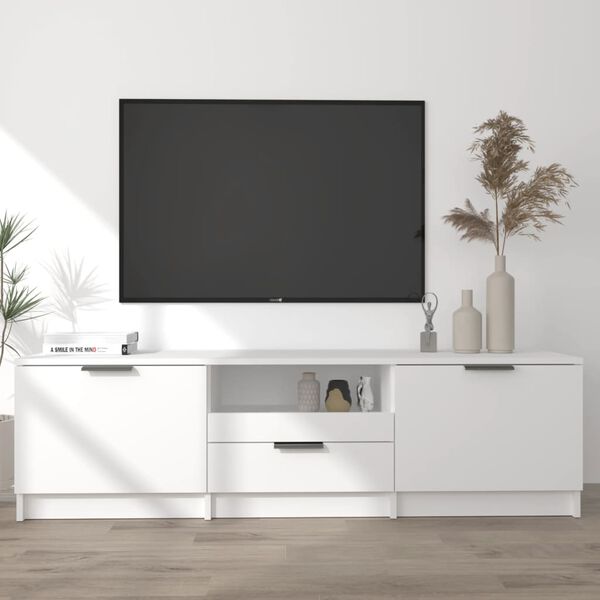 vidaXL Έπιπλο Τηλεόρασης Λευκό 140x35x40 εκ. από Τεχνητό Ξύλο