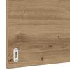 vidaXL Σετ Επίπλων Μπάνιου 3 pcs Μαύρη δρυς 60 x 38.5 x 45 cm