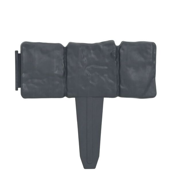 vidaXL Μπορντούρες Γκαζόν 41 τεμ. Σχέδιο Πέτρας 10 μ. Πλαστικές