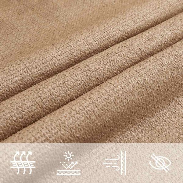 vidaXL Πανί Σκίασης Taupe 4 x 7 μ. από HDPE 160 γρ./μ²