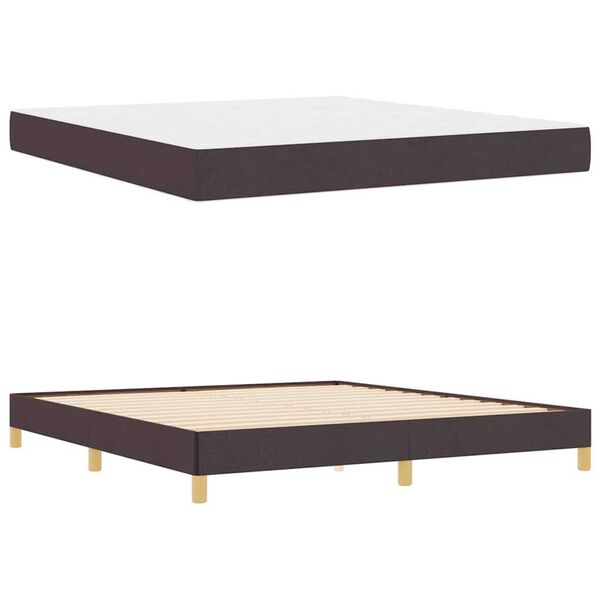 vidaXL Κρεβάτι με ελατήρια Καφέ 180 x 200 cm