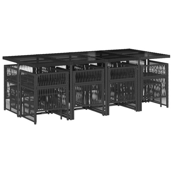 vidaXL &Sigma;&epsilon;&tau; &Tau;&rho;&alpha;&pi;&epsilon;&zeta;&alpha;&rho;ί&alpha;&sigmaf; &Kappa;ή&pi;&omicron;&upsilon; 13&tau;&epsilon;&mu;. &Mu;&alpha;ύ&rho;&omicron; &alpha;&pi;ό &Sigma;&upsilon;&nu;&theta;. &Rho;&alpha;&tau;ά&nu; &mu;&epsilon; &Mu;&alpha;&xi;&iota;&lambda;ά&rho;&iota;&alpha;