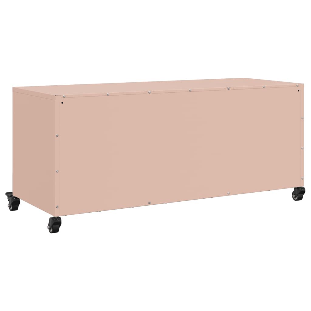 vidaXL Έπιπλο Τηλεόρασης Ροζ 100,5x39x43,5 εκ. Ατσάλι
