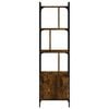 vidaXL Βιβλιοθήκη με Πόρτα Καπνιστή Δρυς 44,5x30x154,5 εκ. Επεξ. Ξύλο
