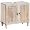 vidaXL Σετ Επίπλων Μπάνιου με συρτάρι 4 pcs Λευκό 38 x 33 x 160 εκ.