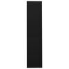 vidaXL Ντουλάπα Γραφείου με Συρόμενη Πόρτα Μαύρη 90x40x180 εκ Ατσάλινη