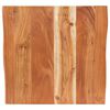 vidaXL Τραπέζι Bistro Live Edge 50x50x75 εκ. από Μασίφ Ξύλο Ακακίας