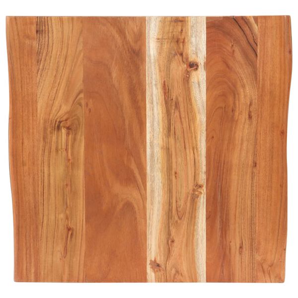 vidaXL Τραπέζι Bistro Live Edge 50x50x75 εκ. από Μασίφ Ξύλο Ακακίας