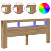 vidaXL LED &kappa;&epsilon;&phi;&alpha;&lambda;ά&rho;&iota; Artisan Oak 220x18,5x103,5 cm &Kappa;&alpha;&tau;&alpha;&sigma;&kappa;&epsilon;&upsilon;&alpha;&sigma;&mu;έ&nu;&omicron; &xi;ύ&lambda;&omicron;