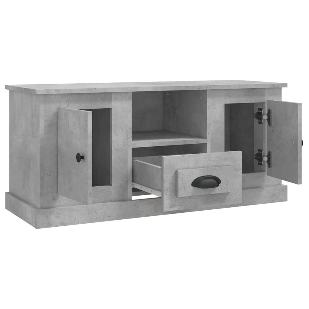 vidaXL Έπιπλο Τηλεόρασης Γκρι Σκυρ. 100x35,5x45 εκ. Επεξ. Ξύλο