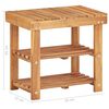 vidaXL Παπουτσοθήκη 50 x 32 x 45 εκ. από Μασίφ Ξύλο Ακακίας
