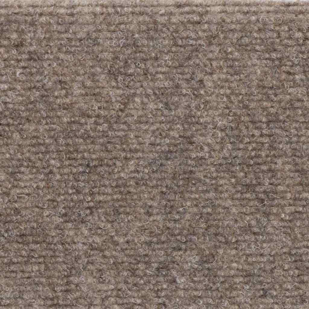 vidaXL Πατάκια Σκάλας Αυτοκόλλητα 10 τεμ. μπεζ 56x17x3 εκ Βελονιασμένα