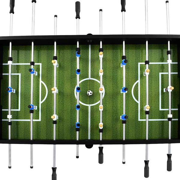 vidaXL Ποδοσφαιράκι Επιτραπέζιο Μαύρο 140x74,5x87,5 εκ. 60κ. Ατσάλι