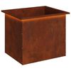 vidaXL &Zeta;&alpha;&rho;&nu;&tau;&iota;&nu;&iota;έ&rho;&alpha; &kappa;ή&pi;&omicron;&upsilon; &mu;&epsilon; LED &Sigma;&kappa; rusty 50 x 60 x 48 &epsilon;&kappa;