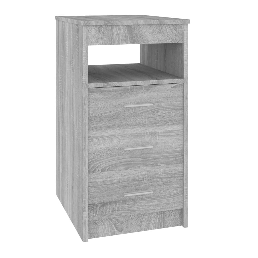 vidaXL Συρταριέρα Γκρι Sonoma 40 x 50 x 76 εκ. από Επεξεργασμένο Ξύλο