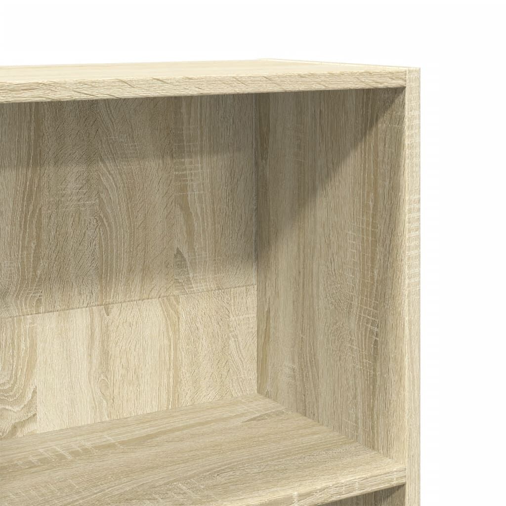 vidaXL Βιβλιοθήκη Sonoma Δρυς 40x24x176 εκ. από Επεξεργασμένο Ξύλο