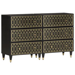 vidaXL Βοηθητικά Ντουλάπια 2 Τεμ. 60x33x75 εκ. από Μασίφ Ξύλο Μάνγκο