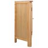 vidaXL Ντουλάπι Γωνιακό 59 x 45 x 80 εκ. από Μασίφ Ξύλο Δρυός